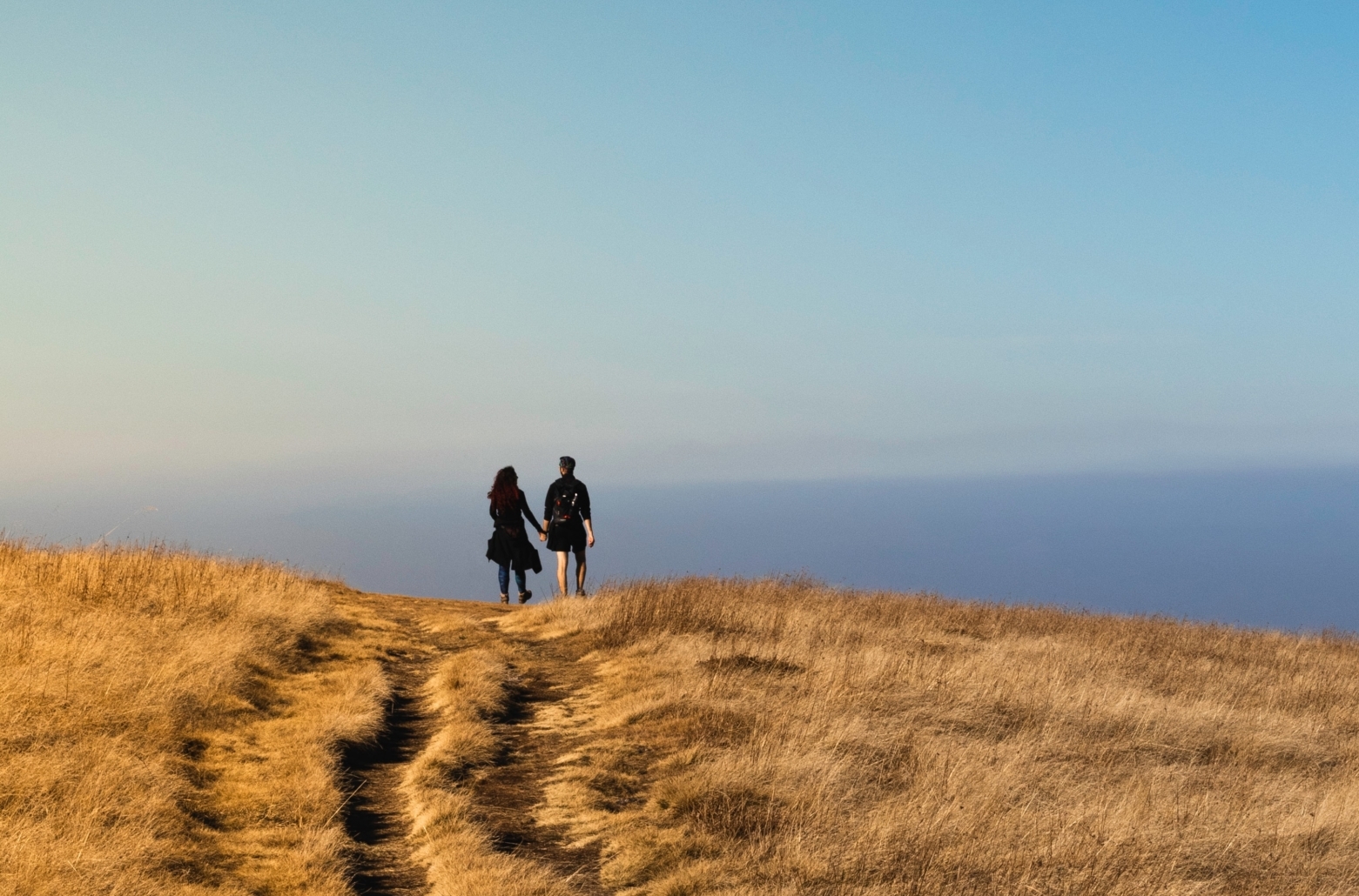 Couple hiking