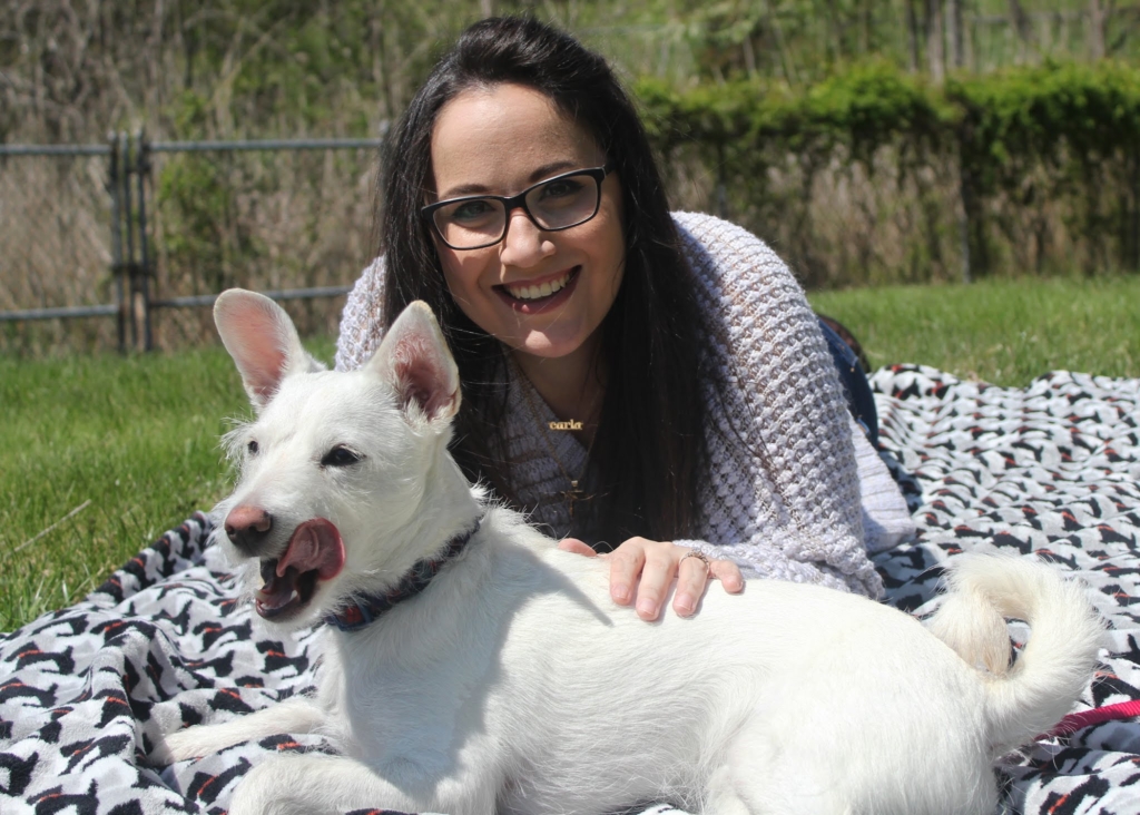 Carla Runnels with dog